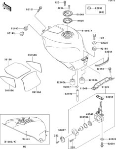 ZX750 Fuel tank(1 / 2)