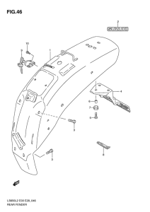 LS650 Заднее крыло