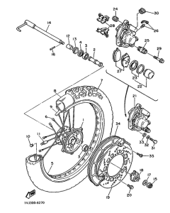 XT600Z Переднее колесо
