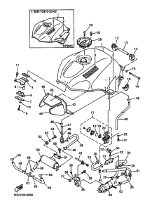 YZF-R6 Tank fuel
