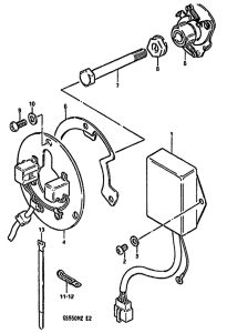 GS550 Зажигание