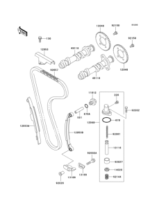 EX250 Распред вал