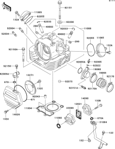 BN125 Головка цилиндров