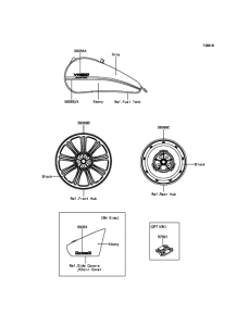 VN900 Decals(Ebony / Gray)
