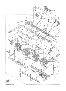 FJR1300 Впускная система 2