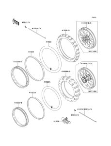KX100 Колеса,покрышки
