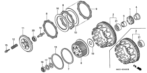 CBR900RR Бендикс