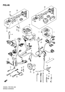 AN400 Жгут проводов