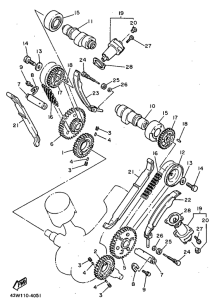 XV1100 Camshaft. chain