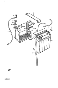 GS850 Аккумулятор