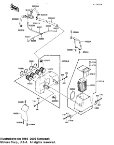 KZ1100 Воздухоочиститель
