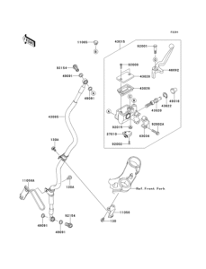 EX250 Главный тормозной цилиндр
