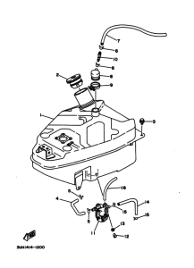 XC150LC Fuel tank assy