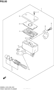 AN650Z Главный тормозной цилиндр