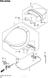 VZ1500 Сиденье