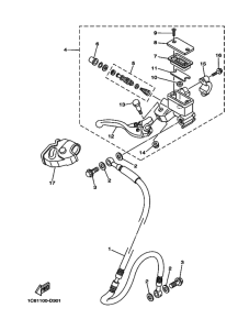  Передний тормозной цилиндр