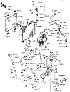 EX250 Radiator(1 / 2)(ja004010-ka005001)