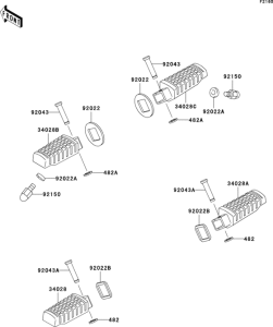 ER500 Подножки