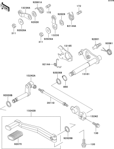 ZG1200 Механизм переключения передач