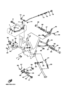 XT225 XT225N Support & repose pied