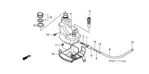 SH100 Бак масляный