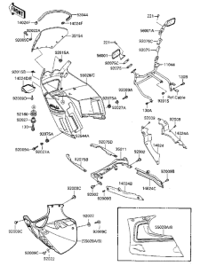 ZX600 Обтекатель