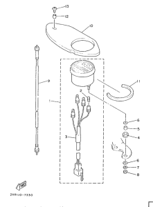 YSR50 Приборы