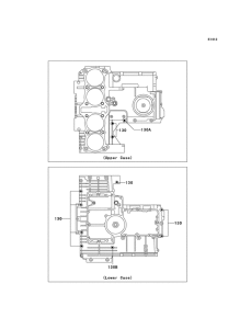 KZ1000 Болты крепления картера