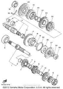 FZR1000B Трансмиссия