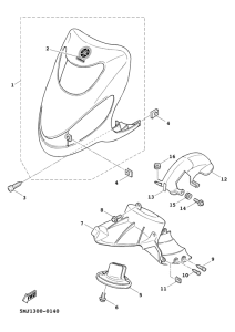 XC125FD Переднее крыло