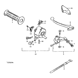 TS250 Left handle switch