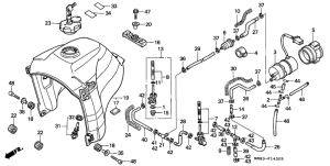 XRV650 Fuel tank / fuel pump