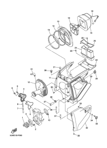 WR250F Впускная система