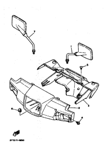 SH50 SH50W Cowling comp