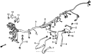 VF1100S Wire harness + ignition coil