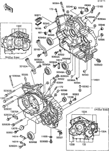VN1500 Crankcase(1 / 2)