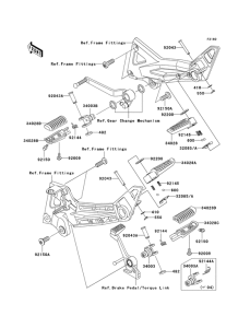 ZR1000 Подножки