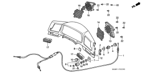 GL1500SE Приборная панель
