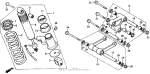 XL600V Амортизатор