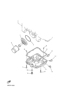 XJ600S Масляный фильтр