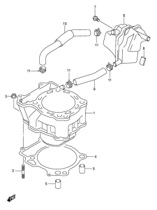 DR-Z400 Цилиндр