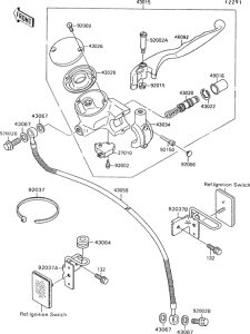 VN1500 Главный тормозной цилиндр