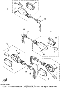 TW200P Поворотники