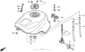  Бак топливный