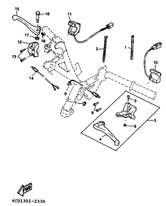 YE50 Handle switch. lever