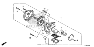 CMX250C Масляный насос
