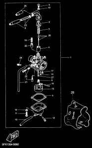 CW50RS Карбюратор