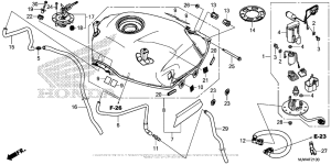 CB500X (ABS) Fuel Tank + Fuel Pump