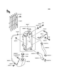 KMX50 Радиатор