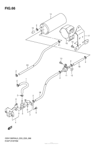 GSX1300R (ABS) Evap System (Gsx1300Ral3 E33)
